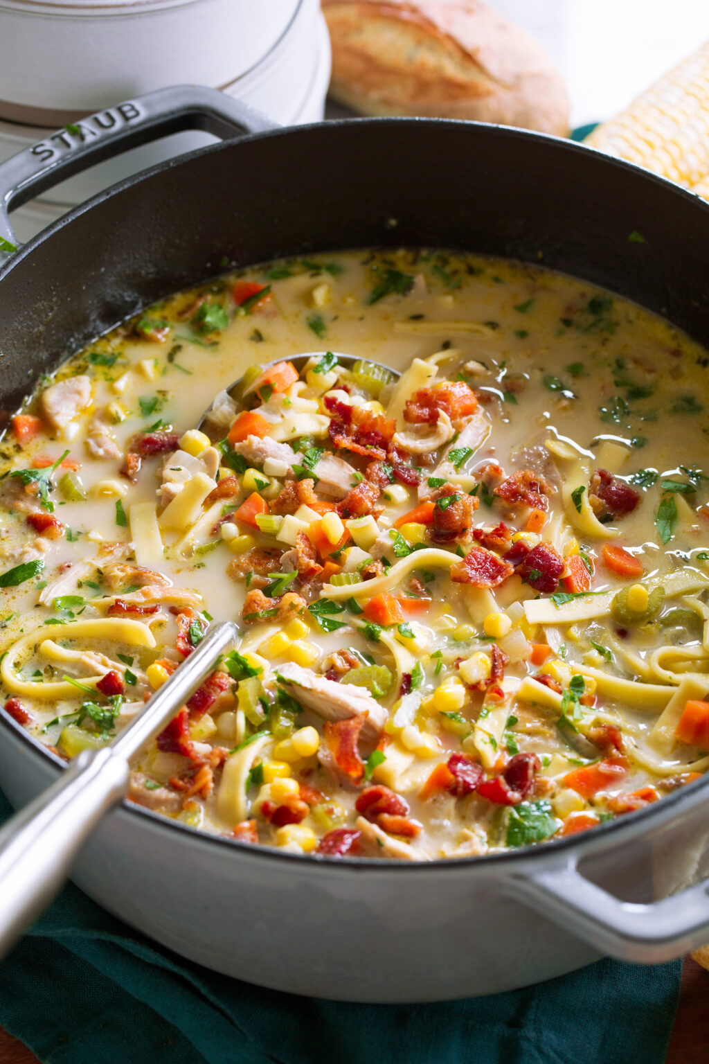 Chicken Corn Soup - Cooking Classy