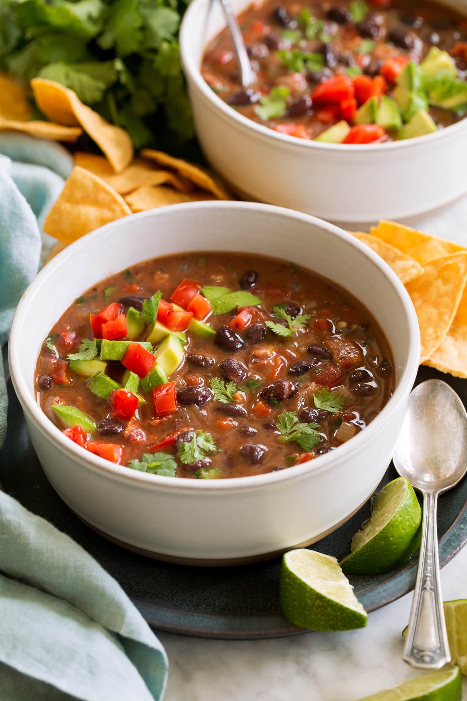 Cooking classy bean and bacon soup