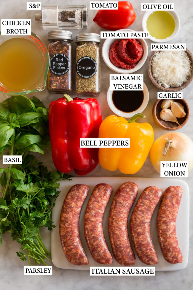 Sausage and Peppers - Cooking Classy