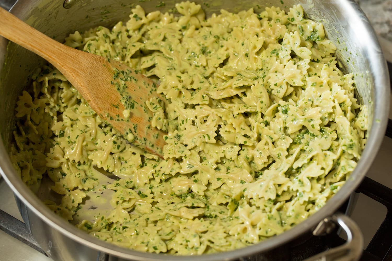 Creamy Pesto Pasta - 7