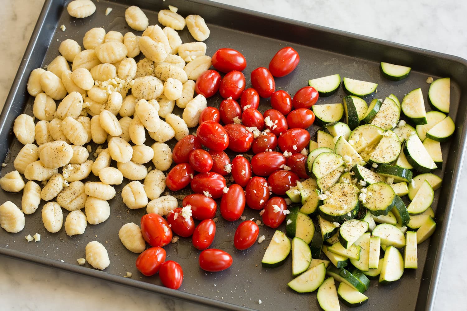 Sheet Pan Gnocchi with Zucchini and Tomatoes - 70