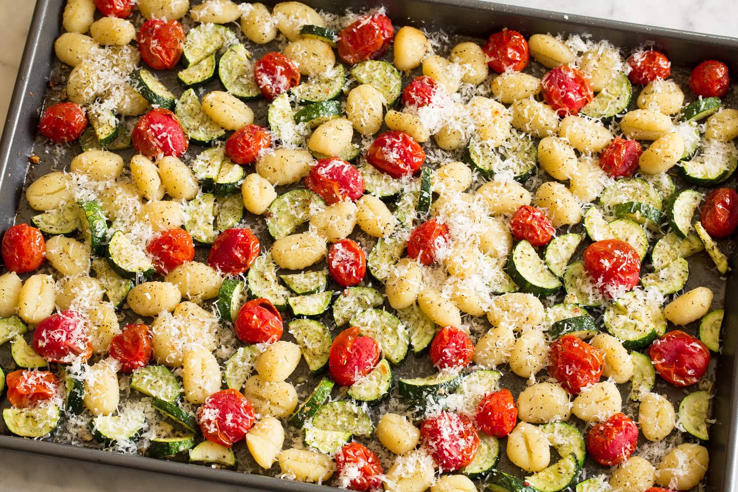 Sheet Pan Gnocchi with Zucchini and Tomatoes - 10