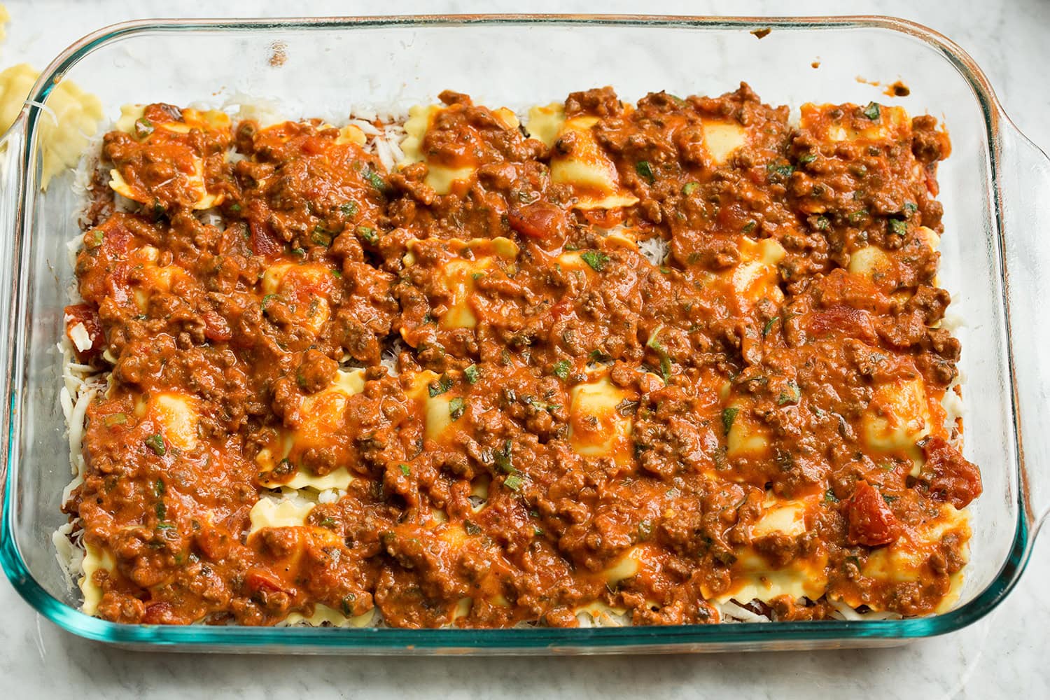 antrasis jautienos padažo sluoksnis