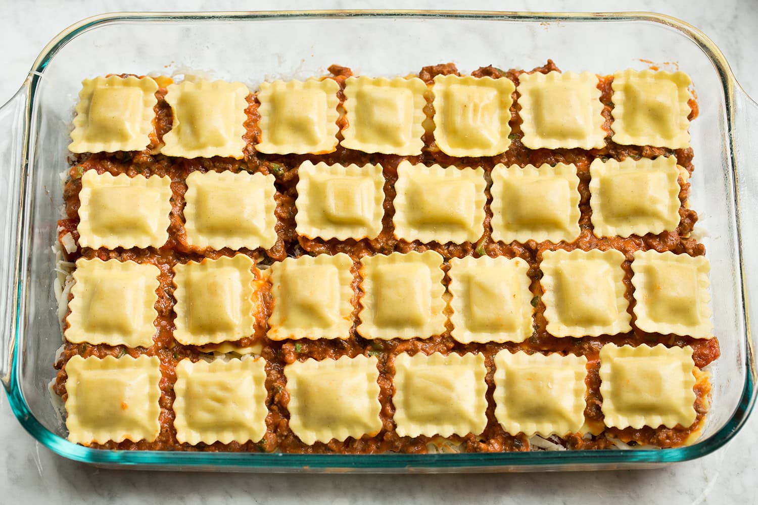 trečiasis raviolių sluoksnis