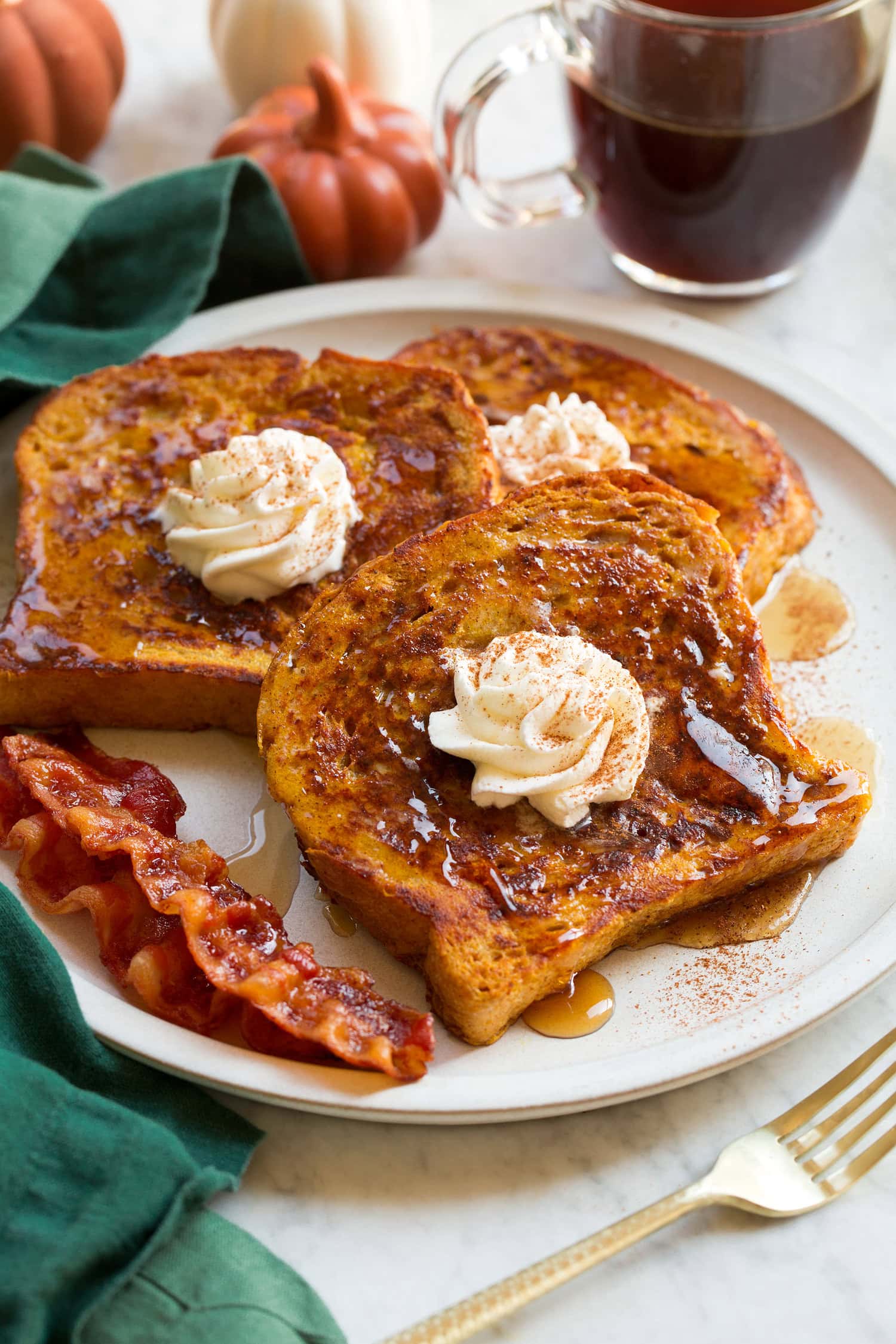 Pumpkin French Toast - Cooking Classy
