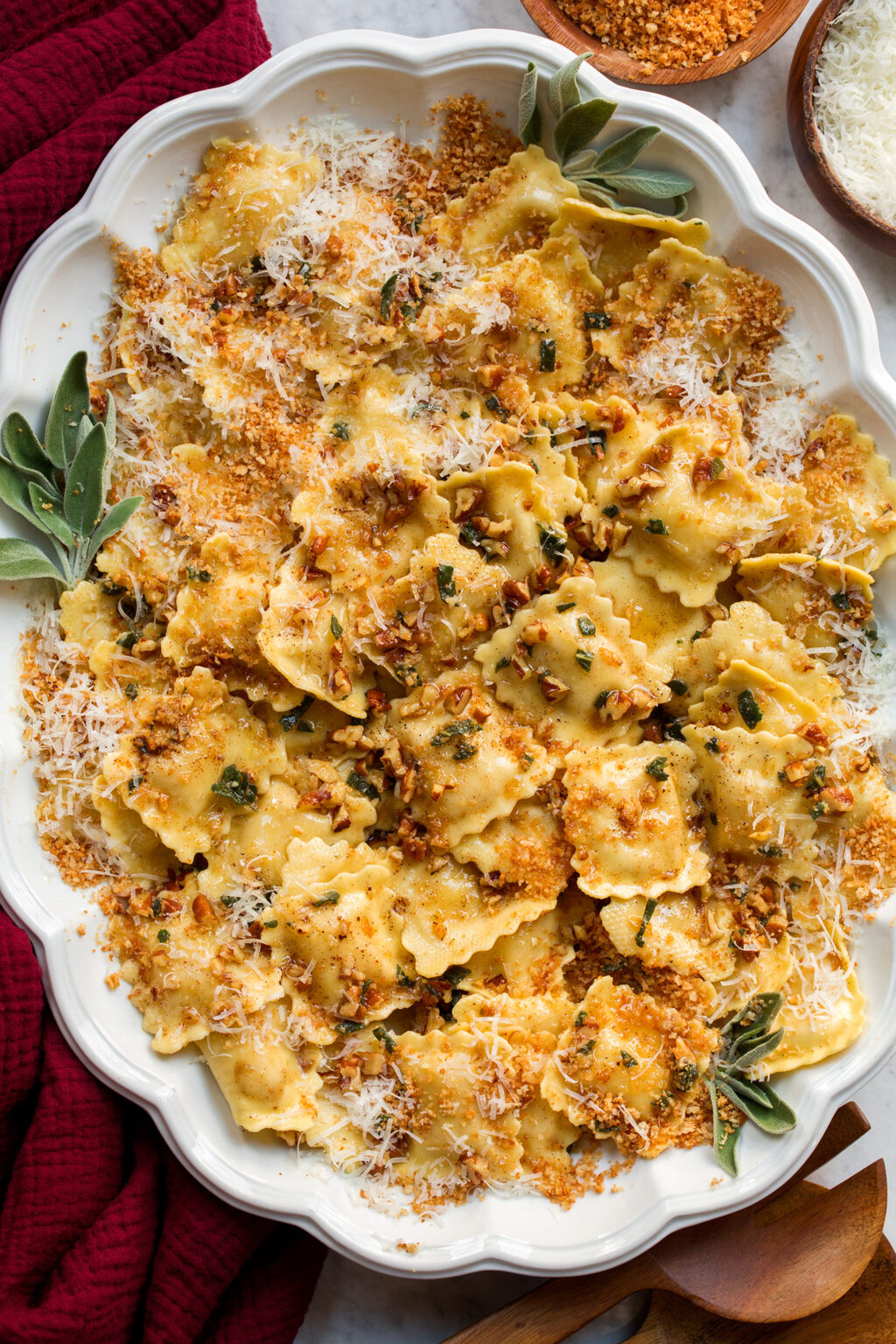Browned Butter Sage Sauce for Ravioli - Cooking Classy