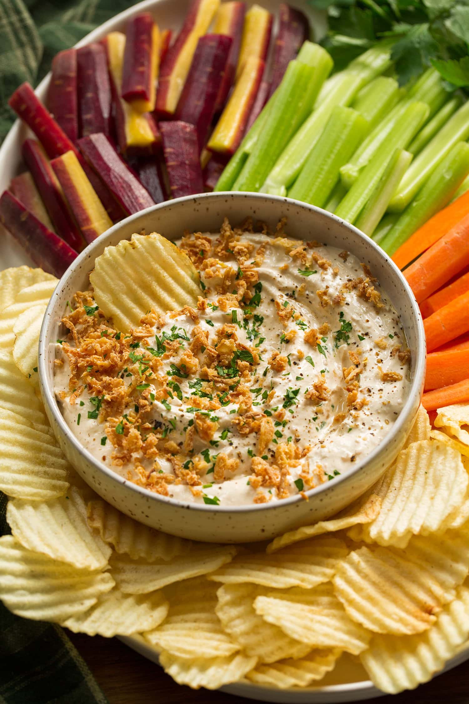 French Onion Dip - Cooking Classy